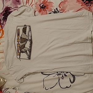 Men's Columbia White Size Small Short Sleeve T Shirt